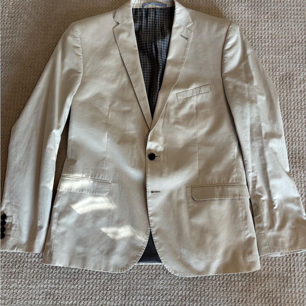 Ben Sherman 42R cream/beige/tan sport coat/blazer
